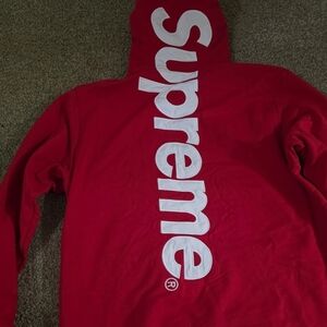 Supreme Red Hoodie